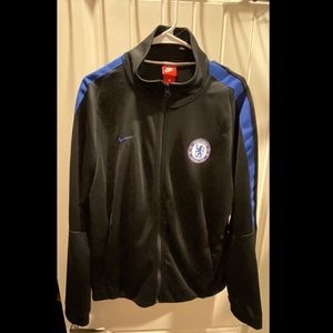 Nike Chelsea FC Track Jacket - Black and Blue